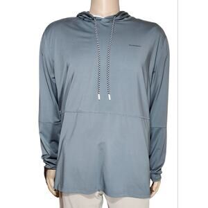 Bearded Goat Athletic Hooded Pullover Shirt Men's XLarge Gray